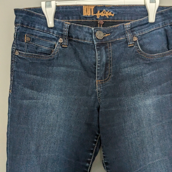 Kut from the Kloth size 6 Catherine boyfriend jeans in dark wash - Picture 2 of 6